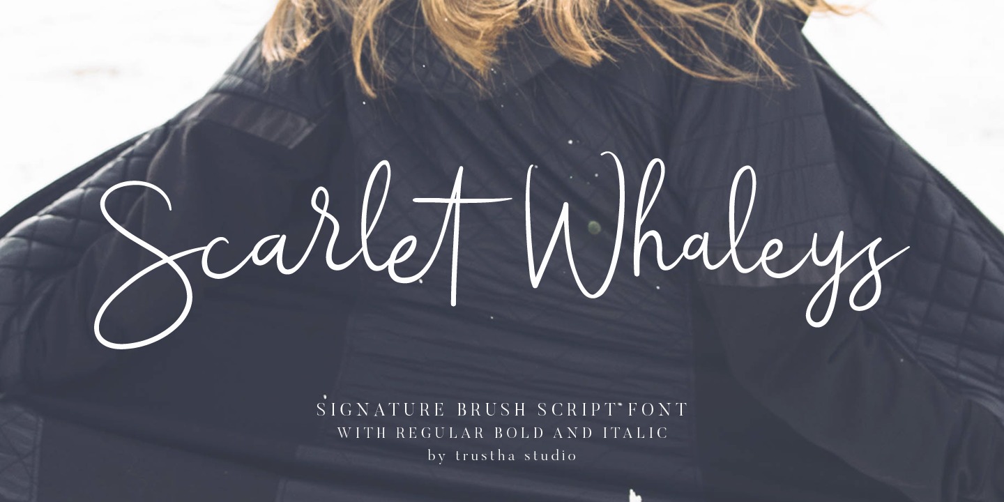 Czcionka Scarlet Whaleys